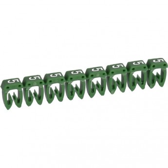 Маркер LEGRAND CAB 3 для кабеля 1,5-2,5 мм² цифра 5 зеленый