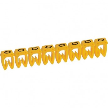 Маркер LEGRAND CAB 3 для кабеля 1,5-2,5 мм² заглавная буква O