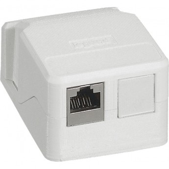 Накладная монтажная коробка LEGRAND Mosaic для 1 или 2 разъемов RJ45 Keystone Накладная монтажная коробка LEGRAND Mosaic для 1 или 2 разъемов RJ45 Keystone