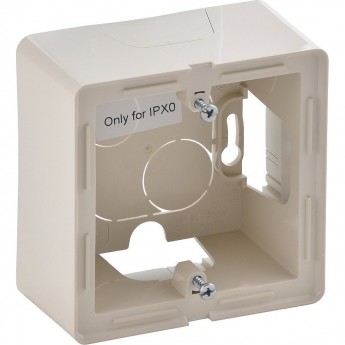 Коробка LEGRAND Valena LIFE для накладного монтажа 1-постовая слоновая кость Коробка LEGRAND Valena LIFE для накладного монтажа 1-постовая слоновая кость