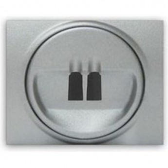 Лицевая панель розетки LEGRAND GALEA LIFE для колонок aluminium Лицевая панель розетки LEGRAND GALEA LIFE для колонок aluminium