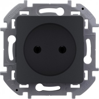 Розетка LEGRAND INSPIRIA 2К 16 А 250 В антрацит Розетка LEGRAND INSPIRIA 2К 16 А 250 В антрацит