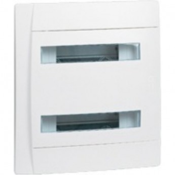 Щит распределительный LEGRAND PRACTIBOX встраиваемый ЩРв-П-24 2х12 IP40 пластиковый прозрачная дверь без шины